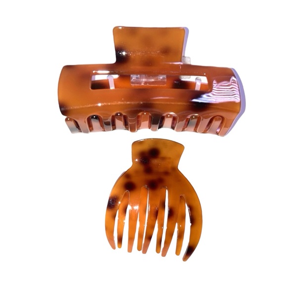 Flat Hair Claw Clips Set - Picture 8 of 8